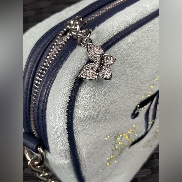 Juicy Couture Green Crossbody Bag with butterfly Design, Juicy couture crossbody - Picture 5 of 16